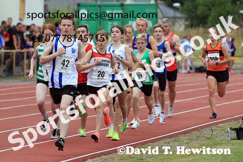 1500 metres, 2022 NEGP Monkton 5, Wednesday, July 20th. Photo: David T. Hewitson/Sports for All Pics